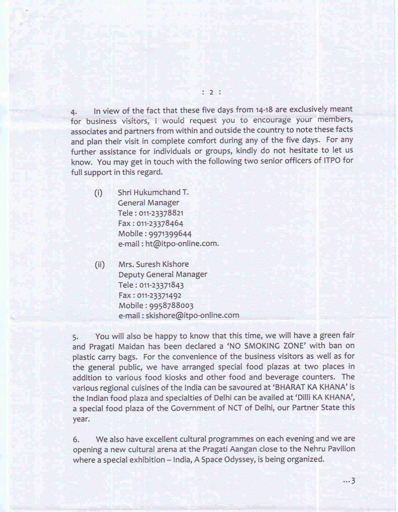 ITPO Letter ITPO Letter