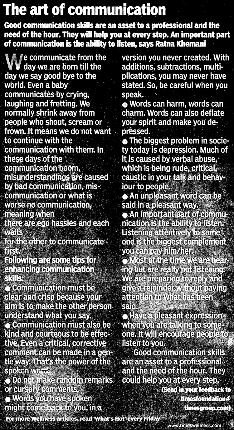 The Art of Communication